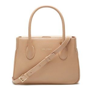 Isabel Bernard Beige Leather Handbag